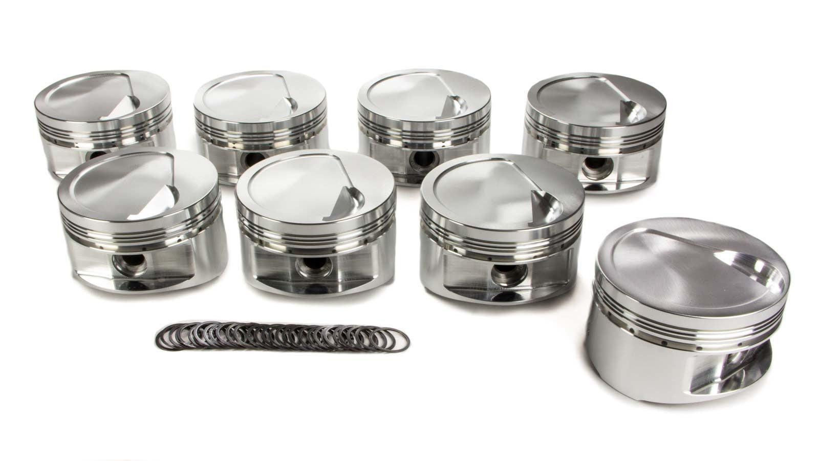 BBC Dished Piston Set 4.500 Bore -11.5cc - Burlile Performance Products