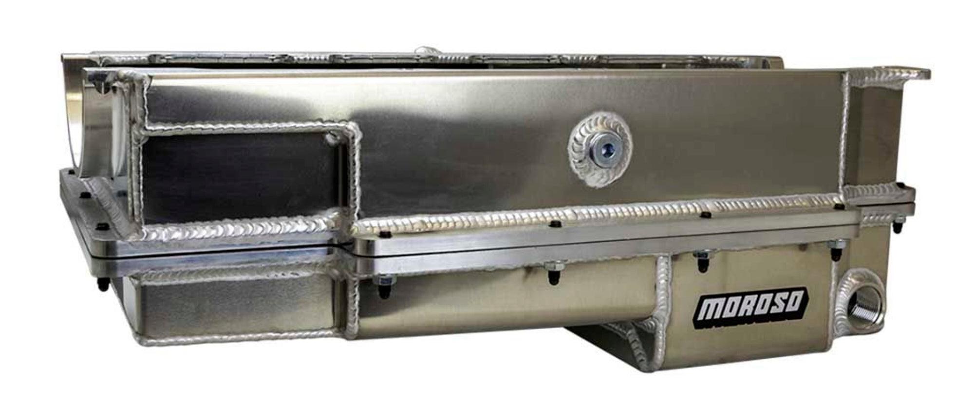 BBC Drag 2-Piece Oil Pan Wet Sump Fabricated Alm - Burlile Performance Products