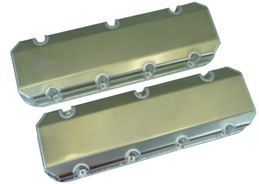 BBC Fab Alm Valve Covers w/Brodix SR20 Heads - Burlile Performance Products