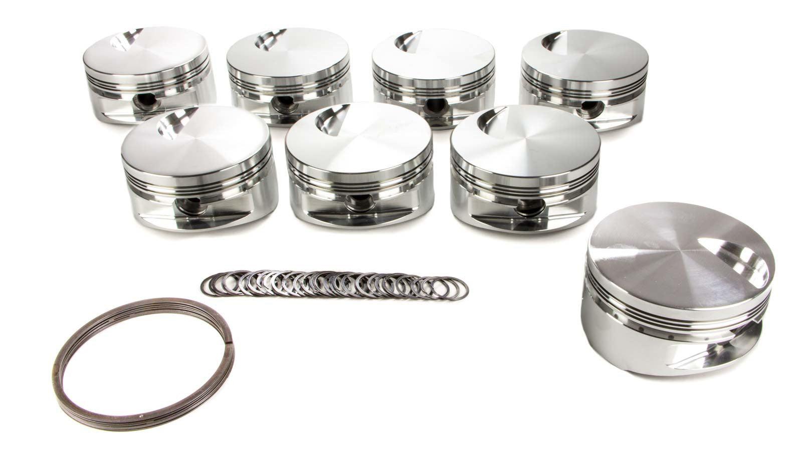 BBC Flat Top Piston Set - Burlile Performance Products