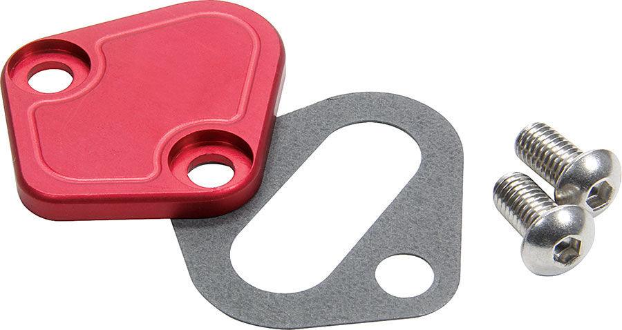 BBC F/P Block Off Plate Red - Burlile Performance Products