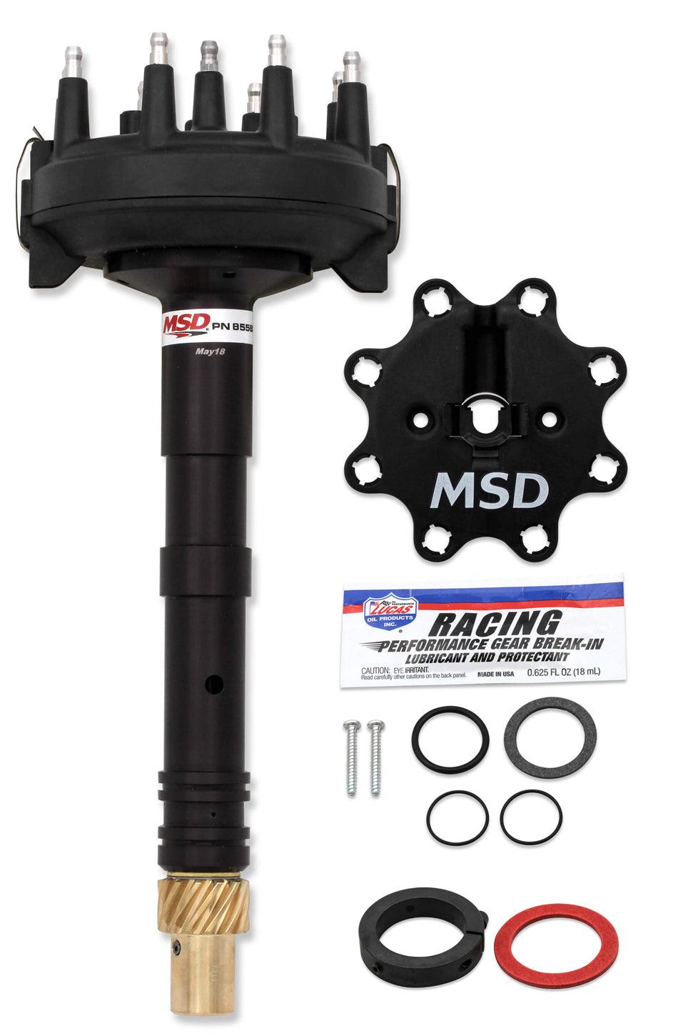 BBC L/P Crank Trigger Distributor - Black - Burlile Performance Products
