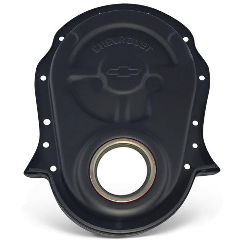 BBC Timing Chain Cover Black Crinkle - Burlile Performance Products