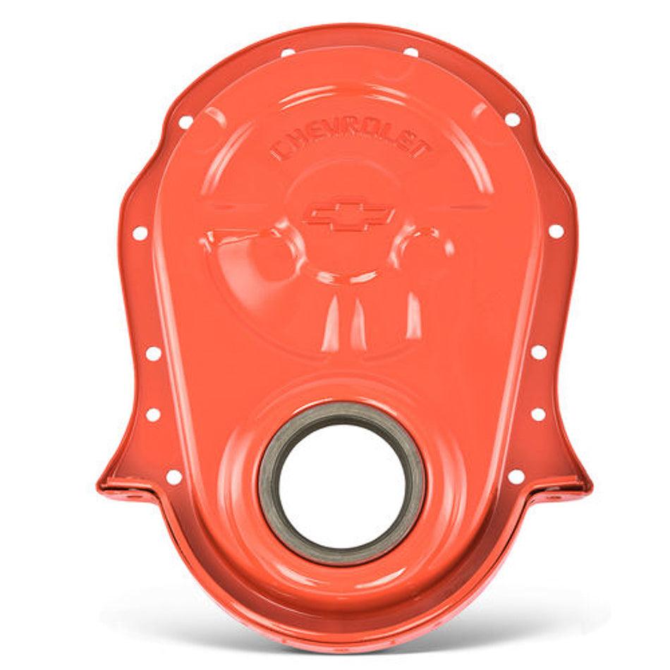 BBC Timing Chain Cover Orange - Burlile Performance Products