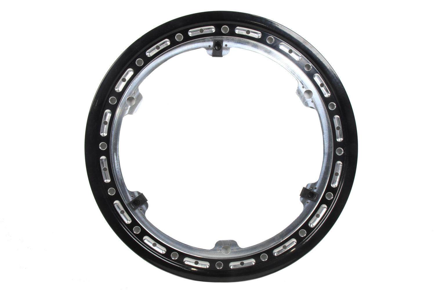 Beadlock Ring Black 15in w/3 Threaded Tabs - Burlile Performance Products
