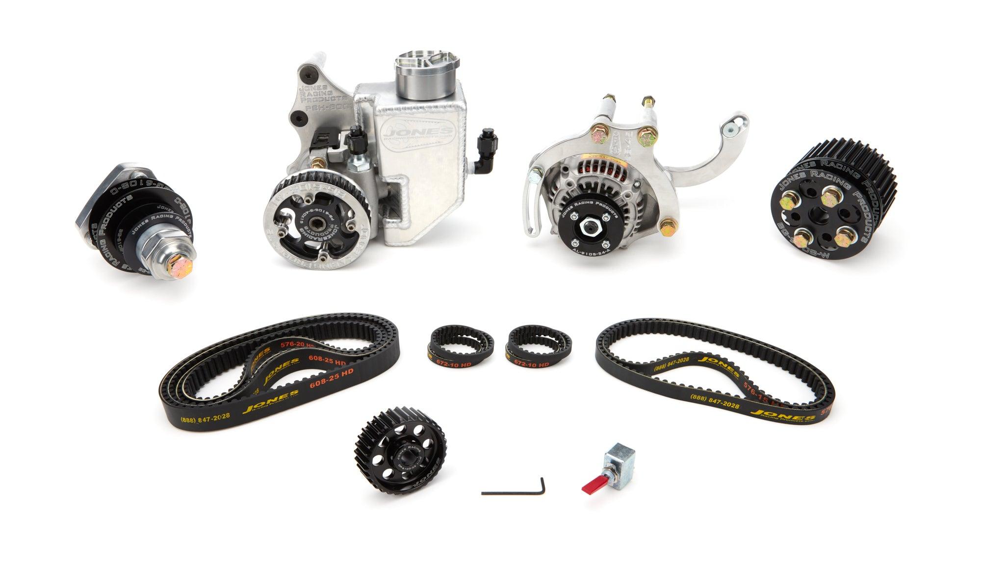 Belt Drive SBC Complete HTD WP / PS / ALT / OP - Burlile Performance Products