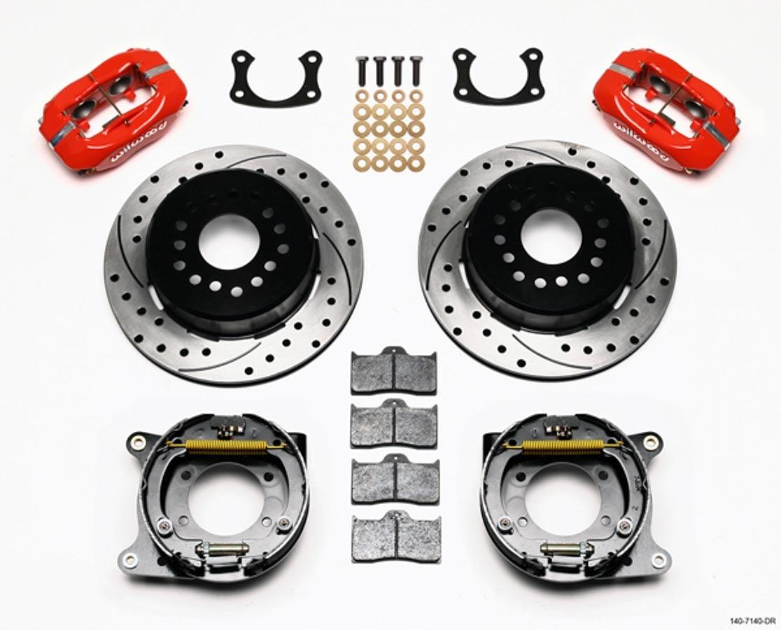 Big Ford New Style 2.50 Offset Drilled / Red - Burlile Performance Products