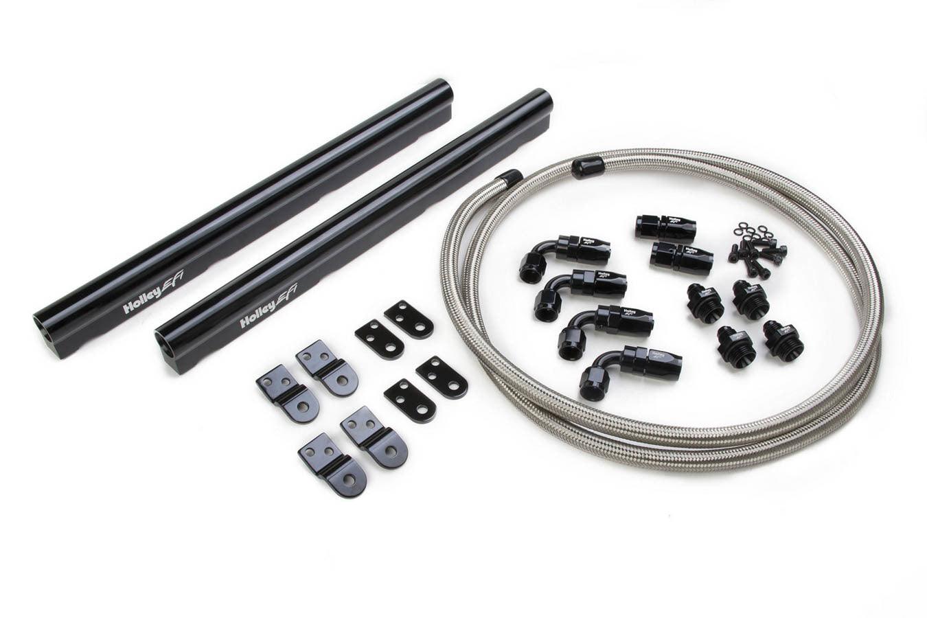 Billet Alm Fuel Rail Kit GM LS Factory Intakes - Burlile Performance Products