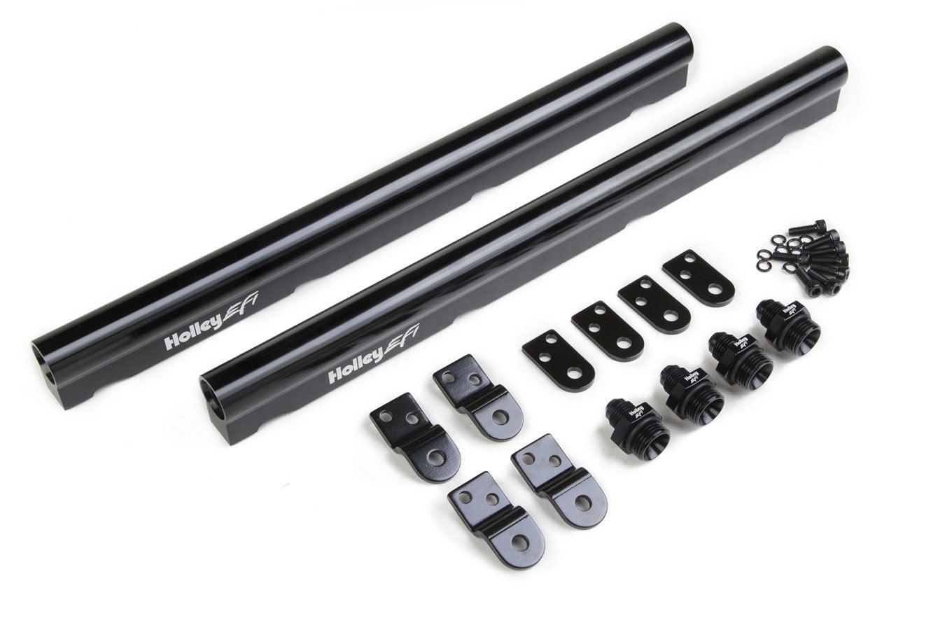 Billet Alm. Fuel Rails - GM LS Factory Intakes - Burlile Performance Products