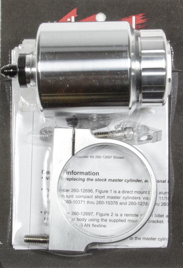 Billet Reservoir Remote Mount - Burlile Performance Products