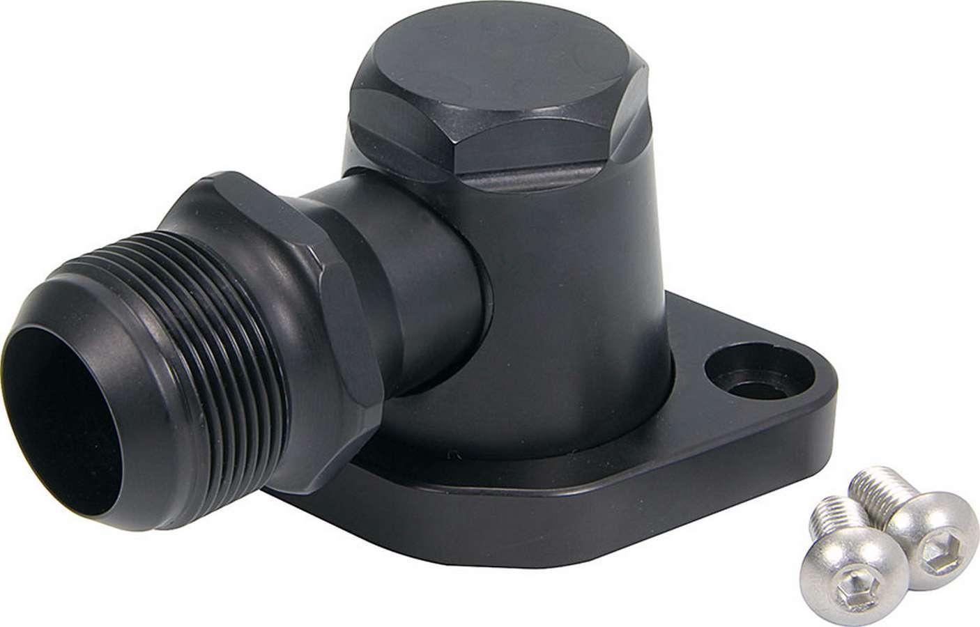 Billet Water Neck 20AN Black - Burlile Performance Products