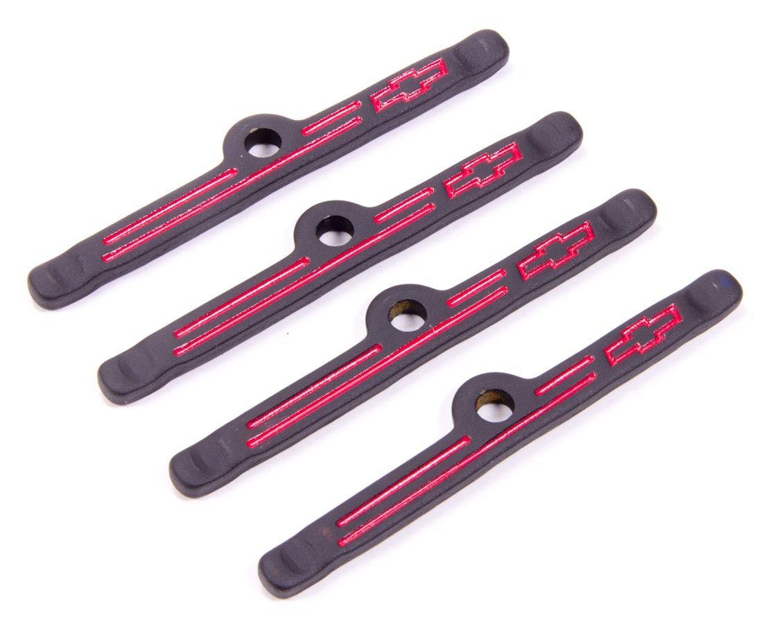 Black Crinkle V/C Hold Down Clamps 4pcs - Burlile Performance Products