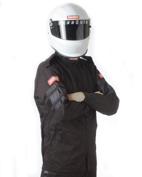 Black Jacket Single Layr Medium - Burlile Performance Products