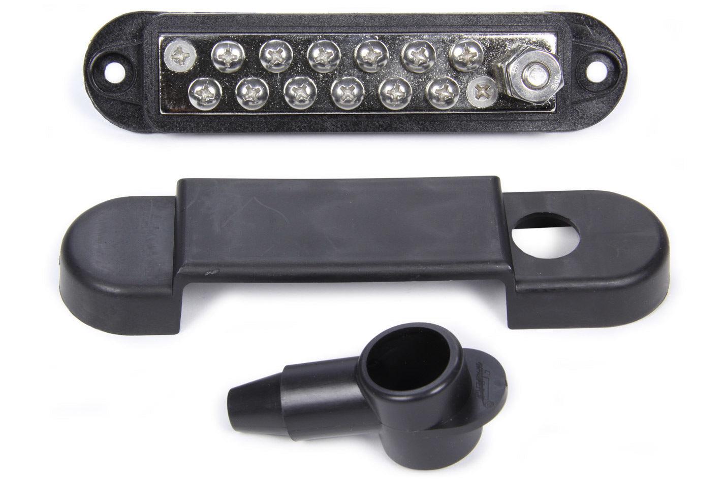Black Terminal Buss Bar w/Covers - Burlile Performance Products