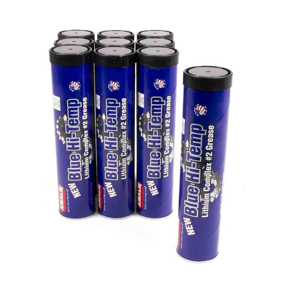 Blue Hi-Temp Grease #2 10 x 14oz Tubes - Burlile Performance Products