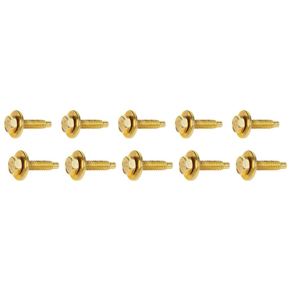 Body Bolt 1-1/8in 10pk Gold - Burlile Performance Products