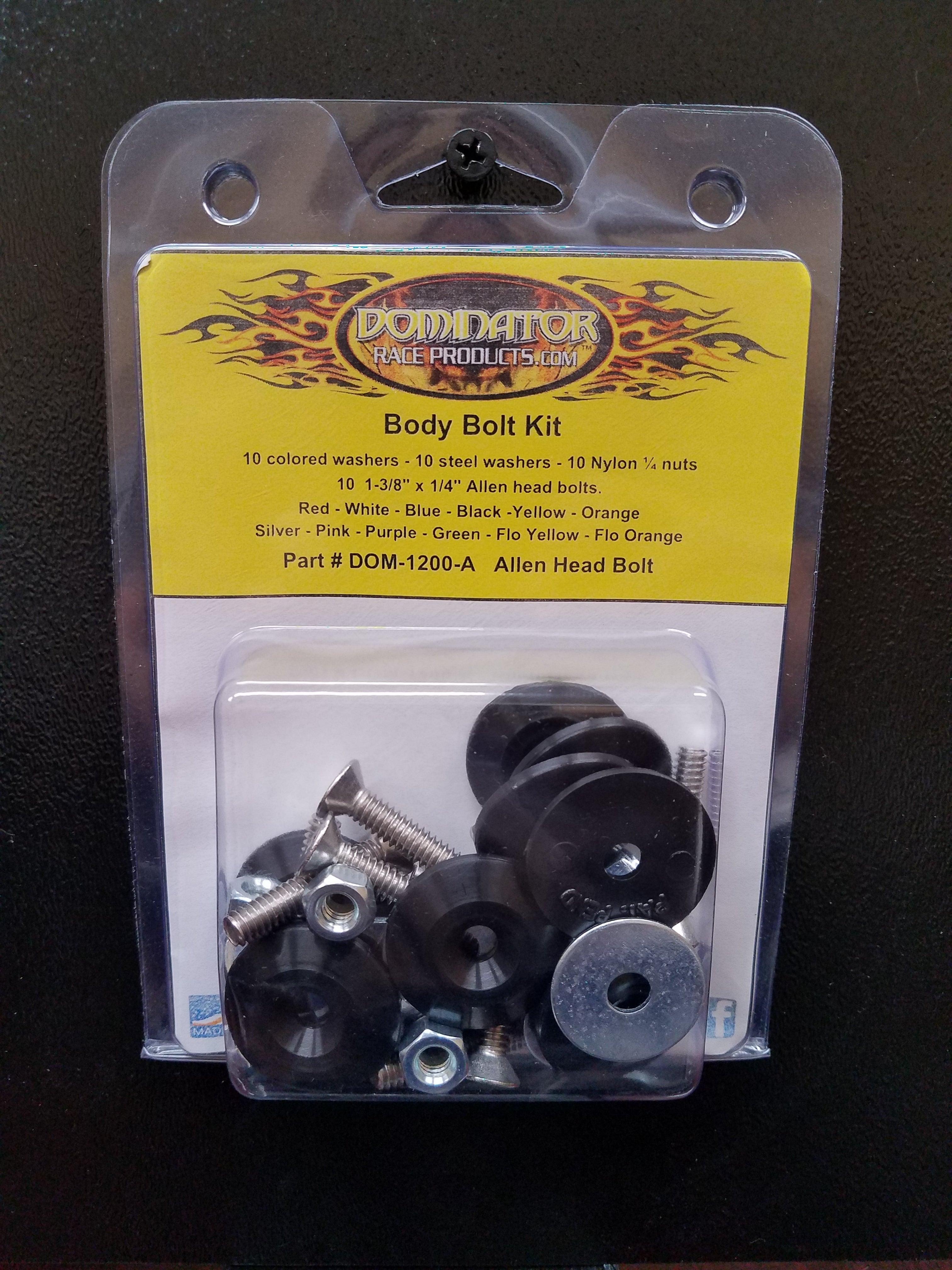 Body Bolt Kit Black Allen Head - Burlile Performance Products