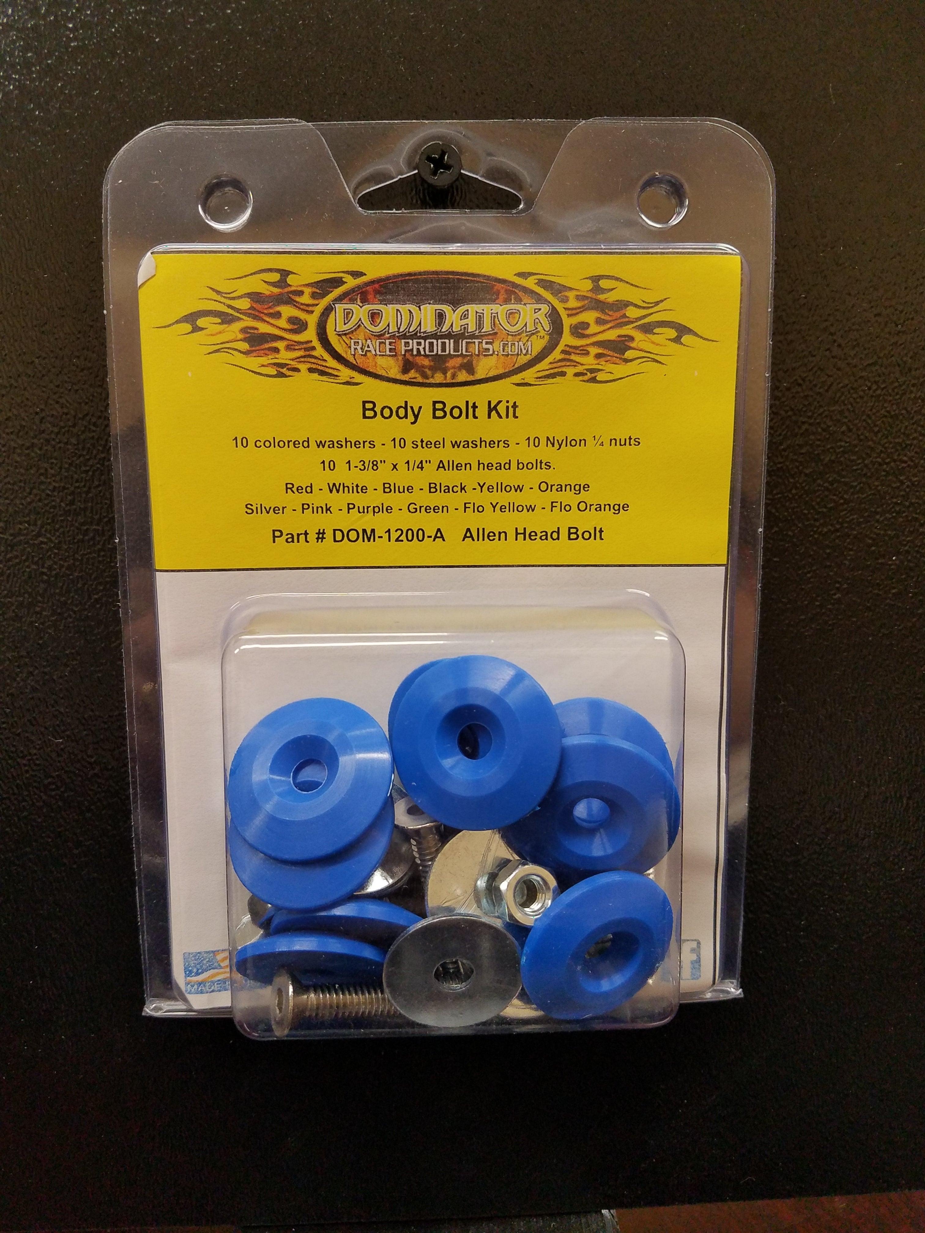 Body Bolt Kit Blue Allen Head - Burlile Performance Products