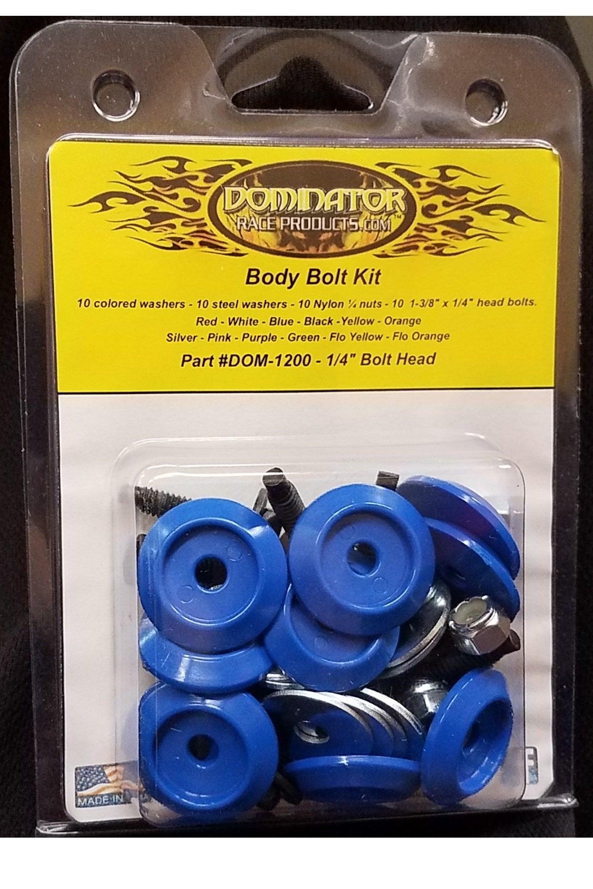 Body Bolt Kit Blue Hex Head - Burlile Performance Products