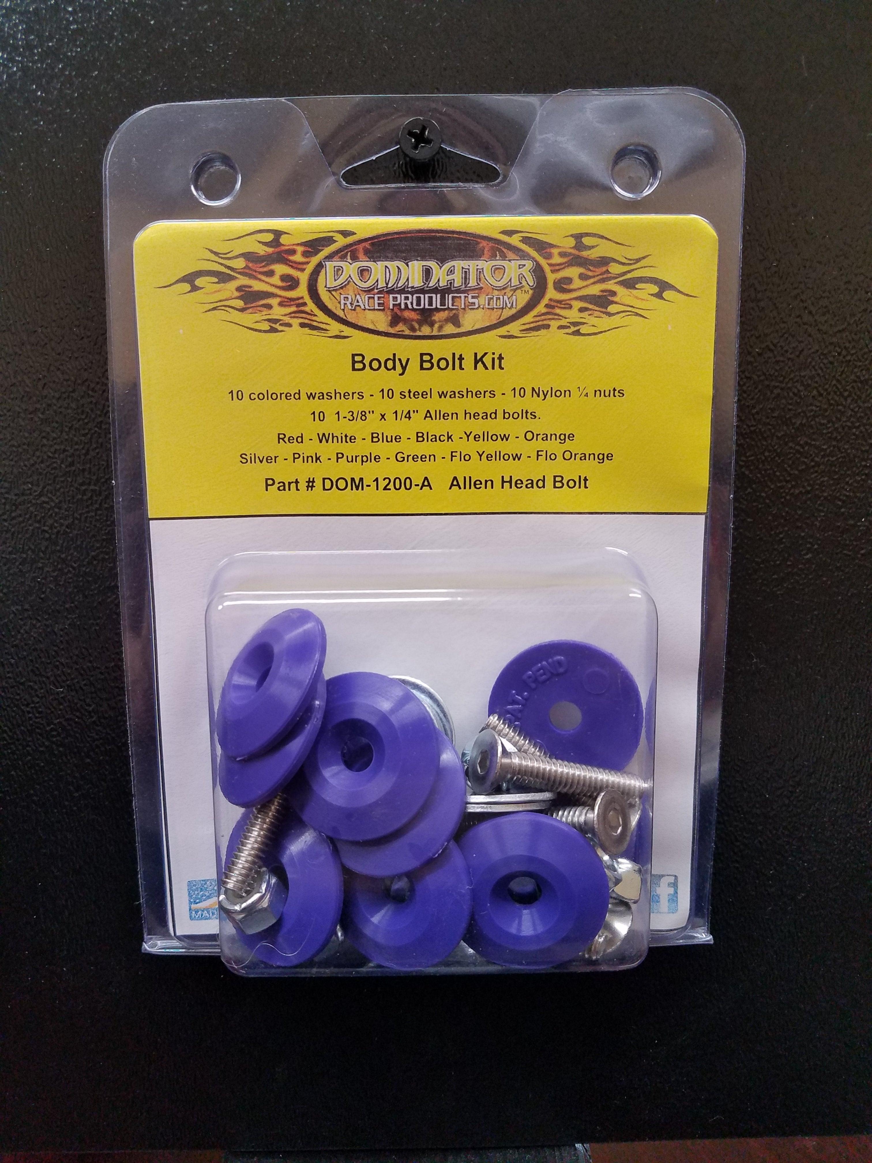 Body Bolt Kit Purple Allen Head - Burlile Performance Products