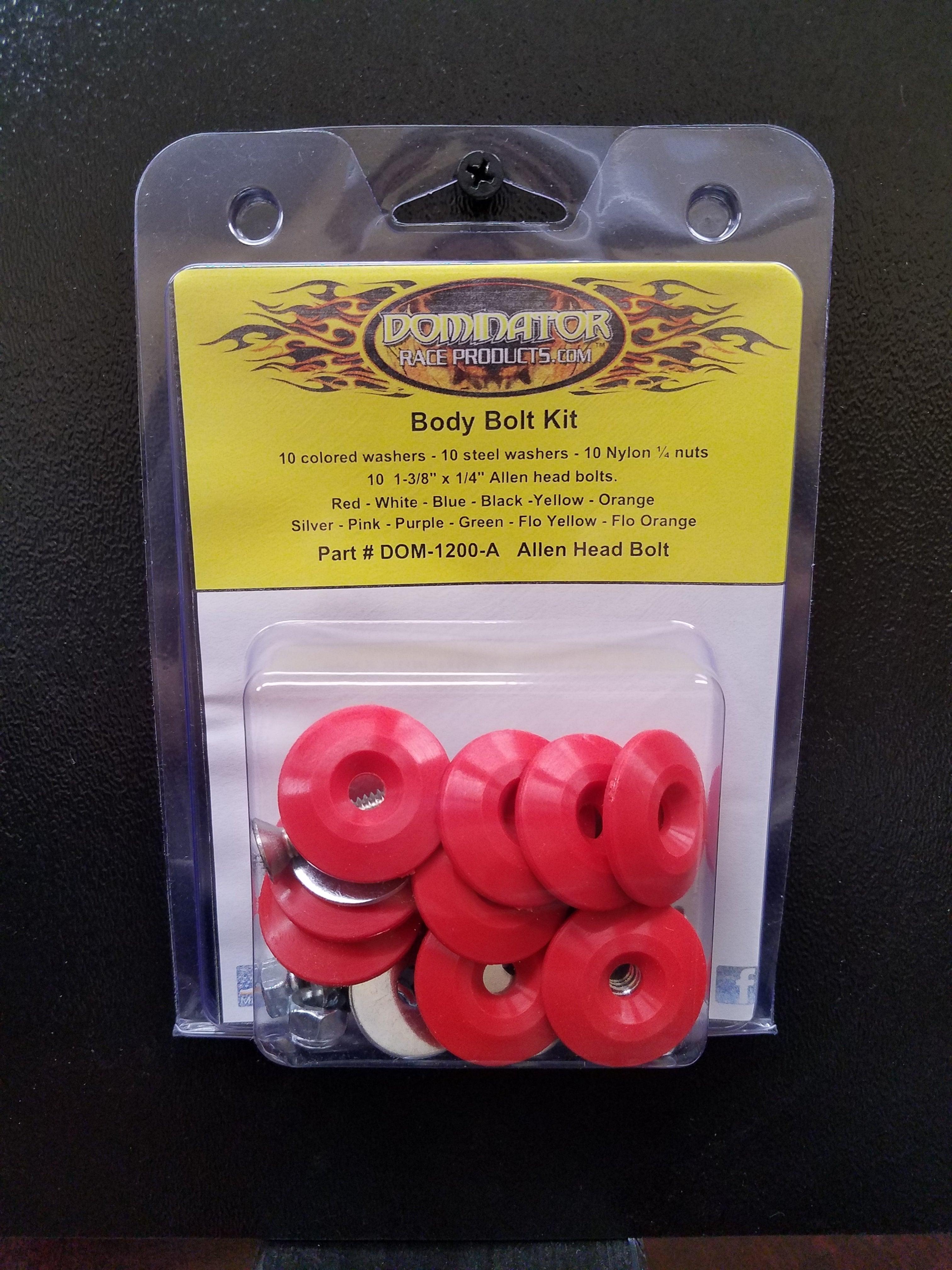 Body Bolt Kit Red Allen Head - Burlile Performance Products