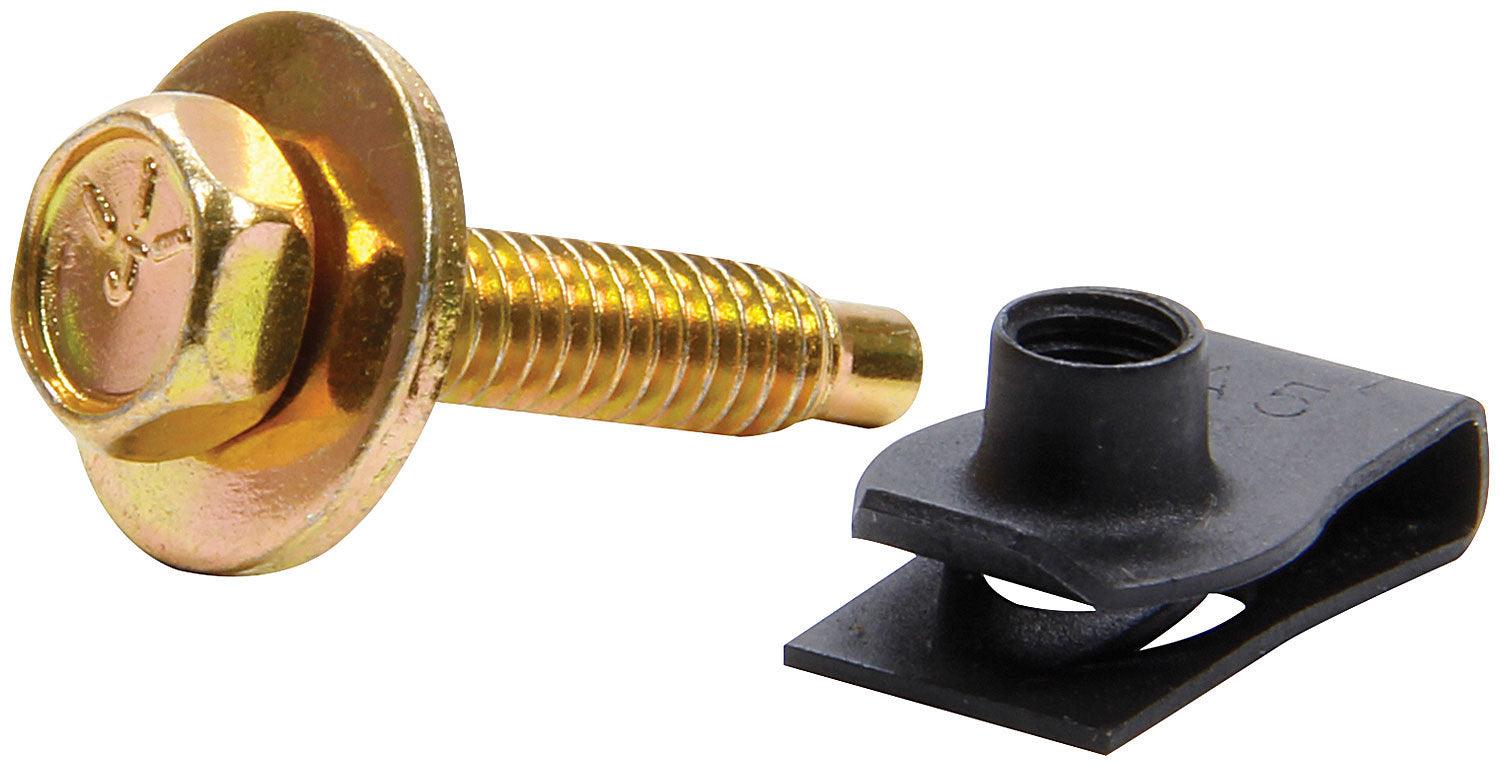 Body Bolt Kit w/ Clips 10pk Gold - Burlile Performance Products