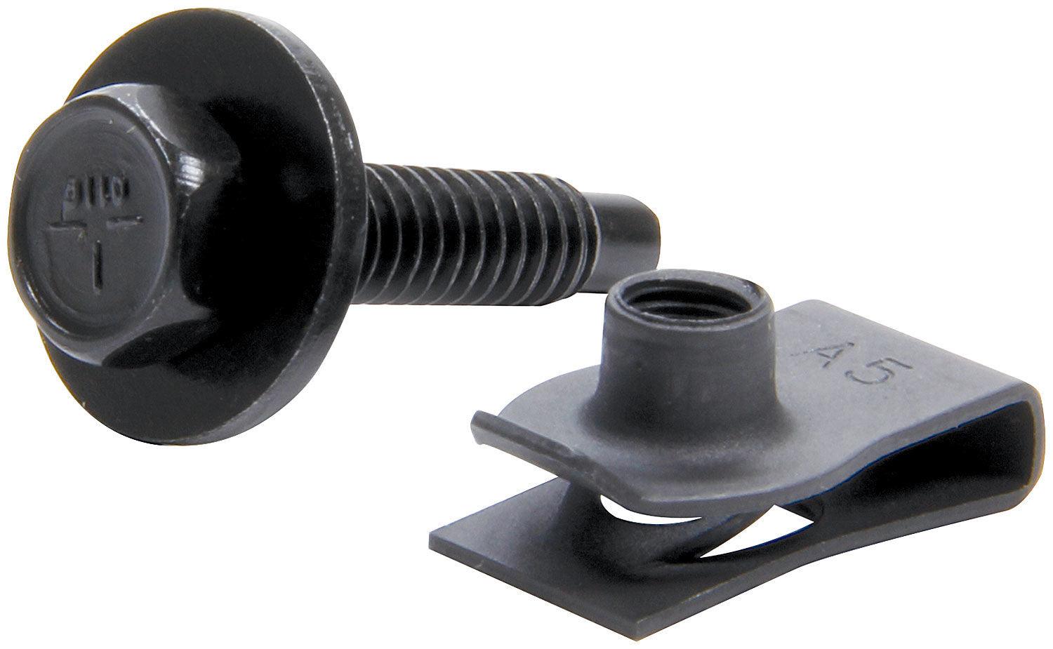 Body Bolt Kit w/ Clips 50pk Black - Burlile Performance Products