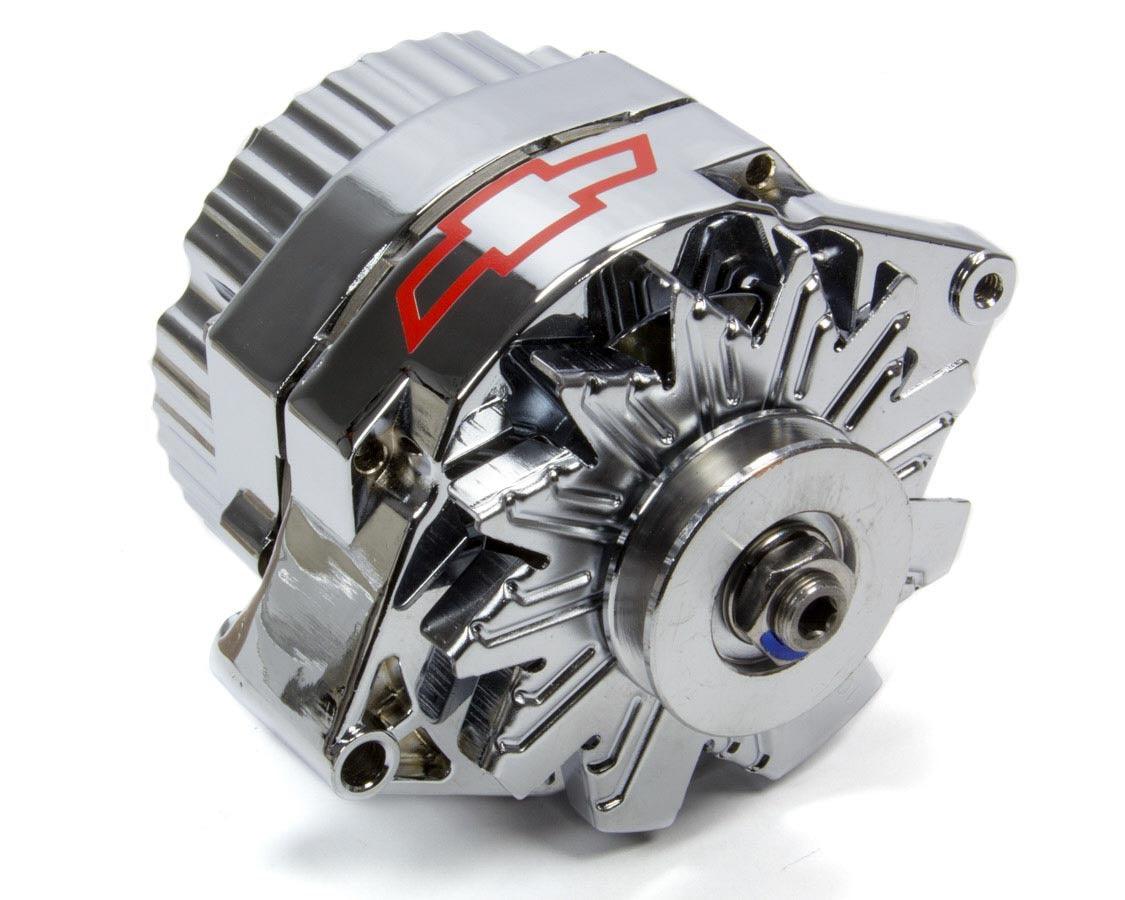 Bowtie Chrome 73-86 GM Alternator - Burlile Performance Products