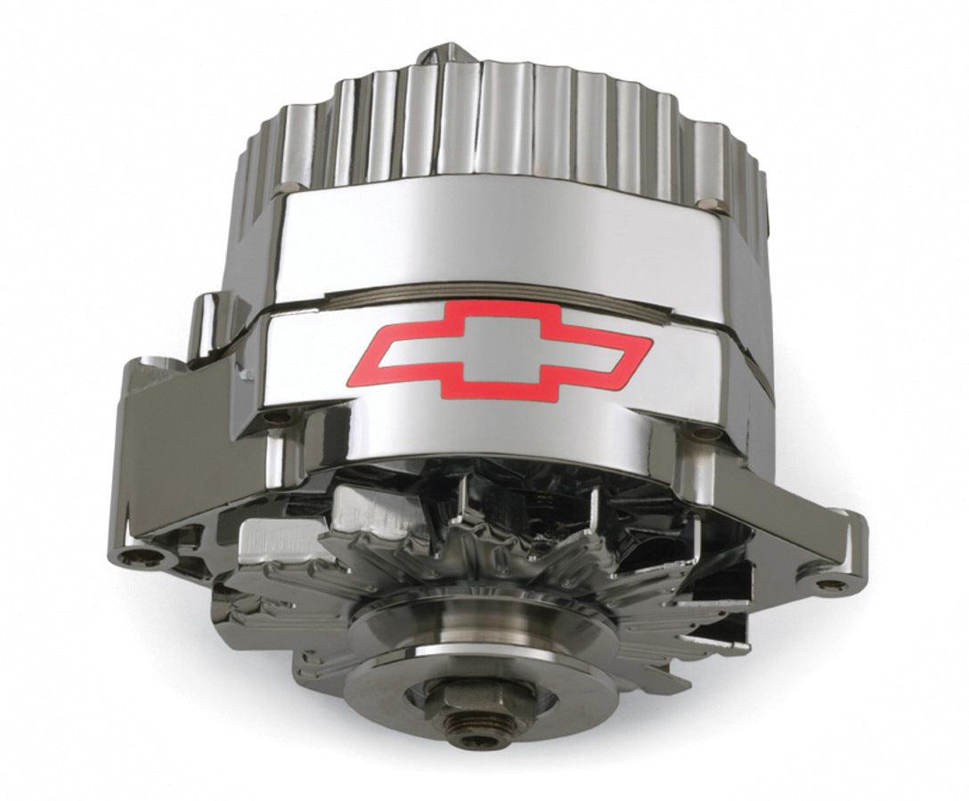 Bowtie Chrome GM 80 Amp Alternator 1-Wire - Burlile Performance Products