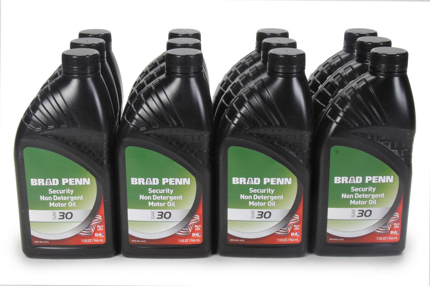 Brad Penn Motor Oil SAE 30W Case 12 x 1 Quart - Burlile Performance Products