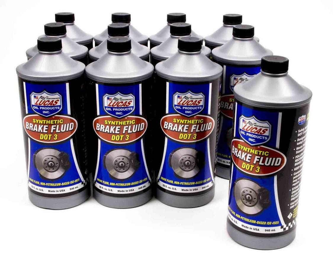 Brake Fluid Dot 3 Case 12x1 Qt - Burlile Performance Products