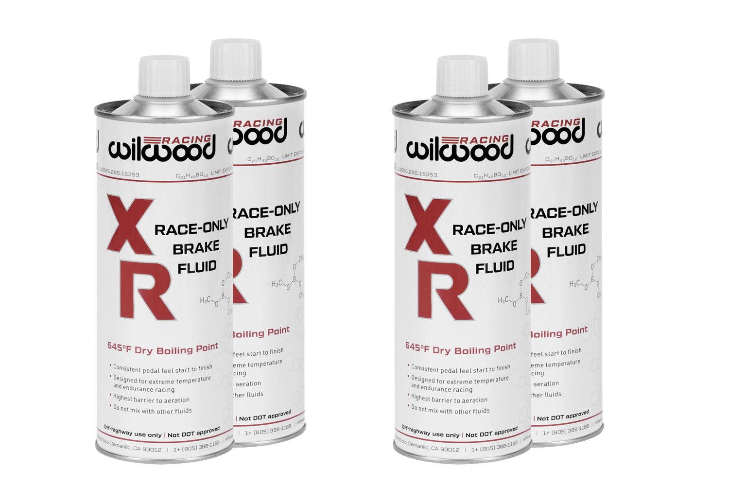 Brake Fluid XR Racing 500ml Can NON-DOT 4pk - Burlile Performance Products