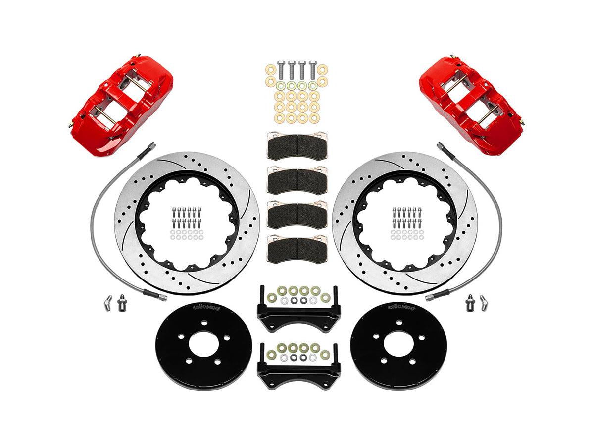 Brake Kit Front 94-04 Mustang 5 Lug Aero 6 - Burlile Performance Products