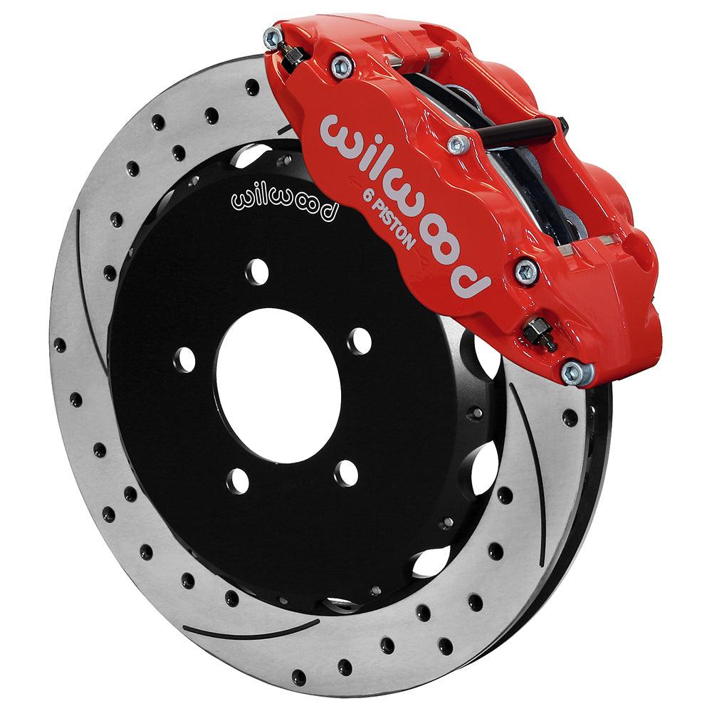 Brake Kit Front Honda Civic 13+ Drilled Red - Burlile Performance Products