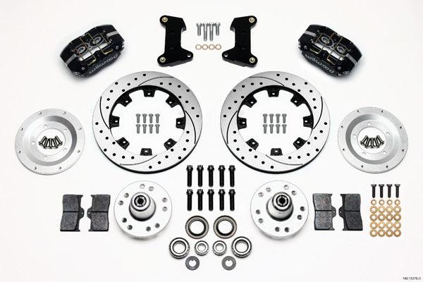 Brake Kit Front Mustang II 12.19in Drilled - Burlile Performance Products
