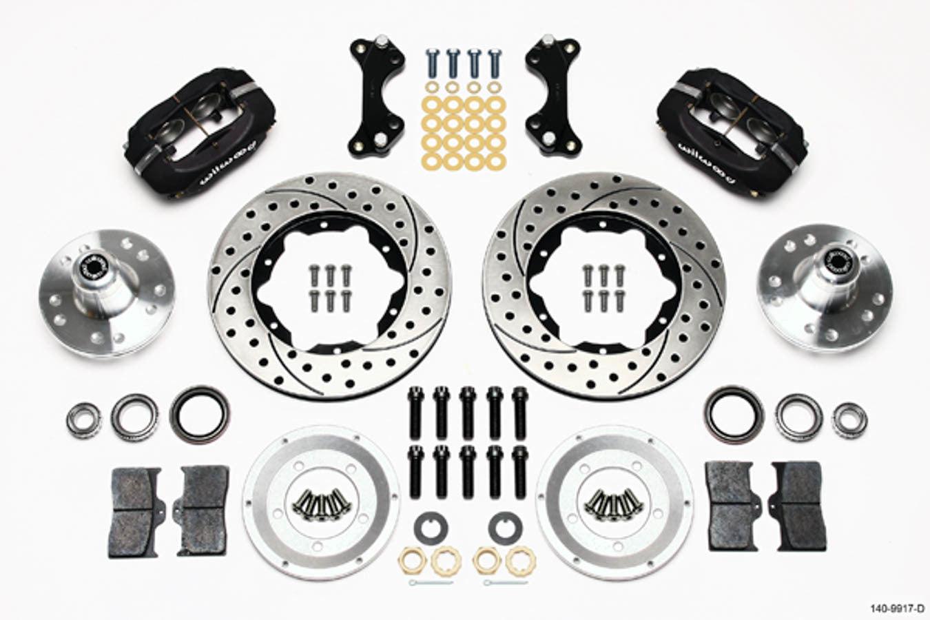 Brake Kit Front WWE Pro Spindle 11in Dia Rtr - Burlile Performance Products