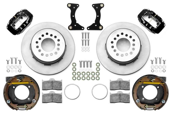 Brake Kit Rear Black FDL Plain 12in GM G Body - Burlile Performance Products