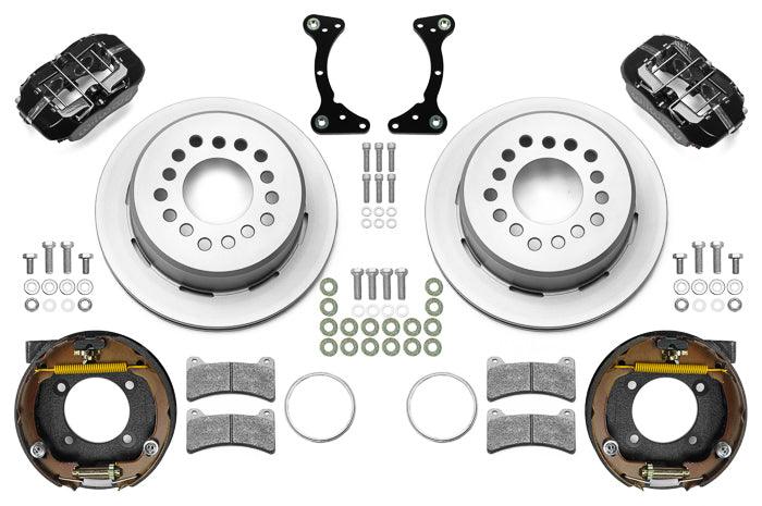Brake Kit Rear Black FDP Plain 11in GM G Body - Burlile Performance Products
