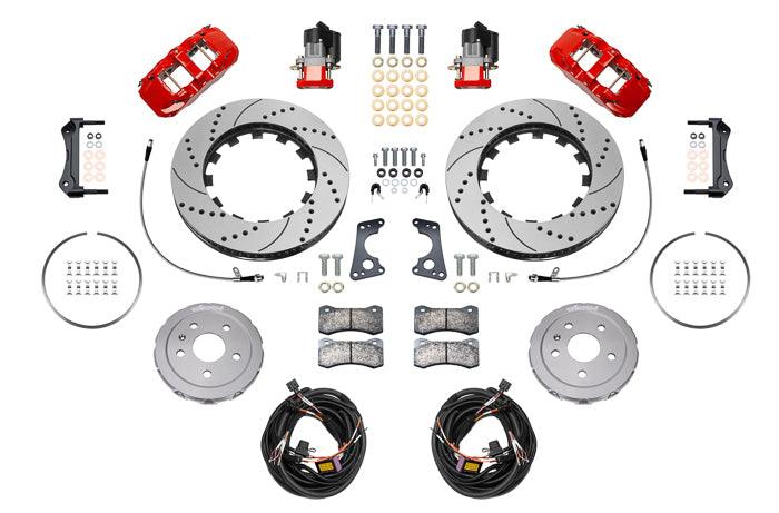 Brake Kit Rear Corvetee C8 Aerolite 4R Drilled - Burlile Performance Products