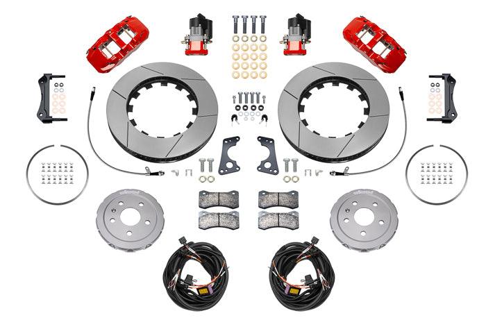 Brake Kit Rear Corvette C8 Aerolite 4R Slotted - Burlile Performance Products