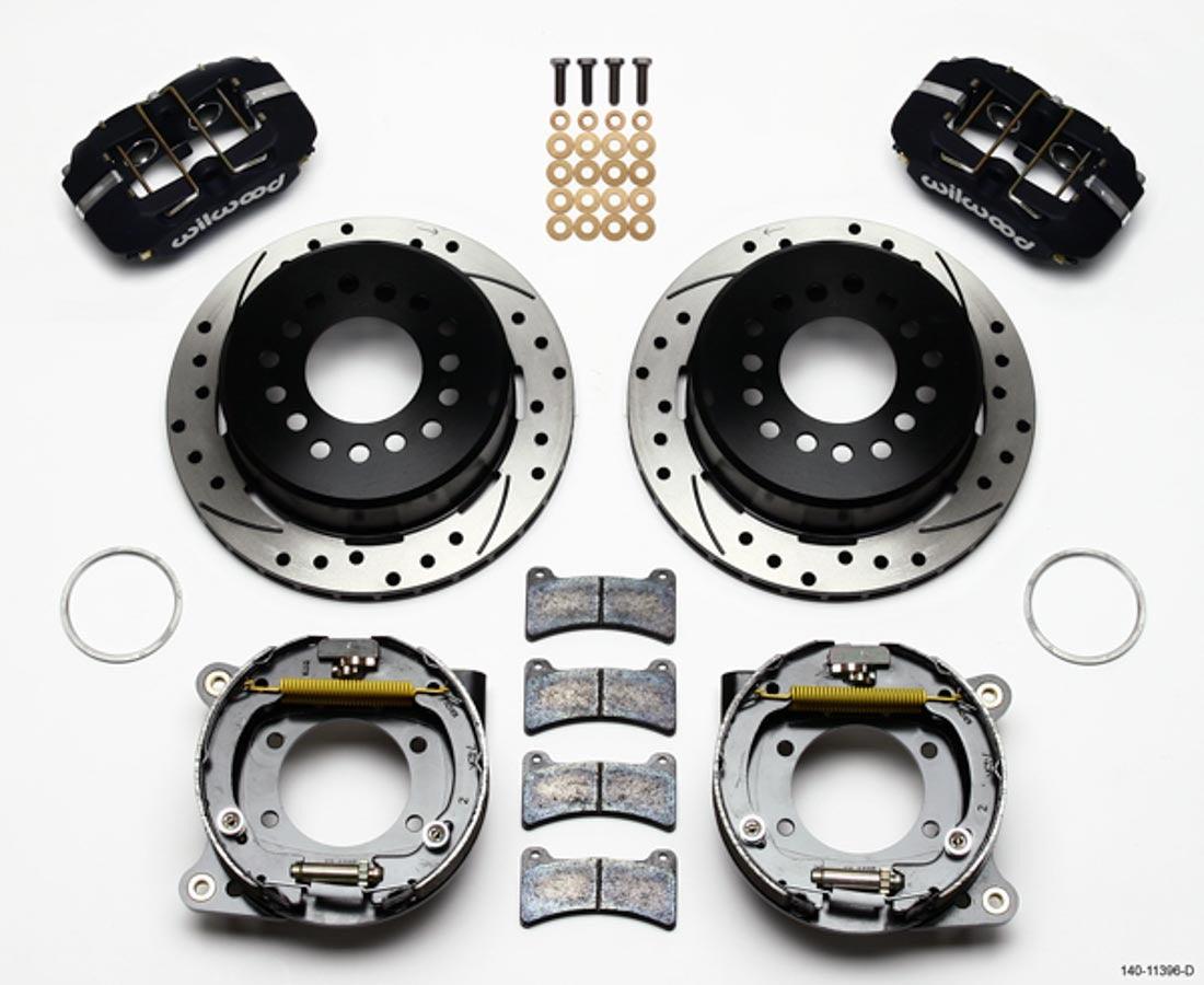 Brake Kit Rear Disc/Drum Mustang 8.85 - Burlile Performance Products