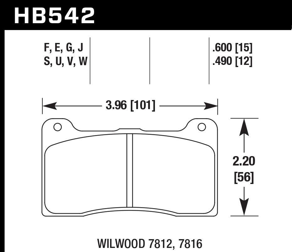 Brake Pad DT-50 7812 / 7816 - Burlile Performance Products