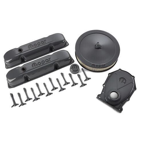 B/RB Mopar Engine Dress Up Kit Gray - Burlile Performance Products