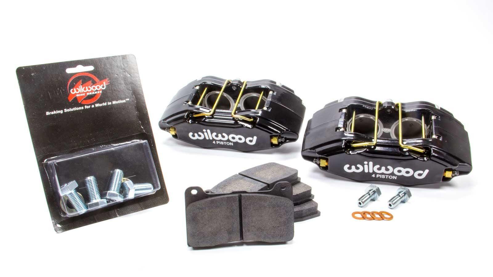 Caliper & Pad Kit Front Honda/Acura Black - Burlile Performance Products