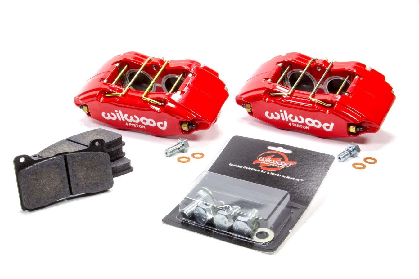 Caliper & Pad Kit Front Honda/Acura Red - Burlile Performance Products