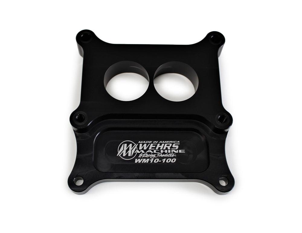 Carb Adapter 2bbl to 4bbl Holey 1in Thick - Burlile Performance Products