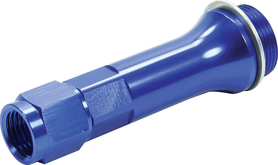 Carb Fitting w/washer 7/8-20 to -6 Female Blue - Burlile Performance Products