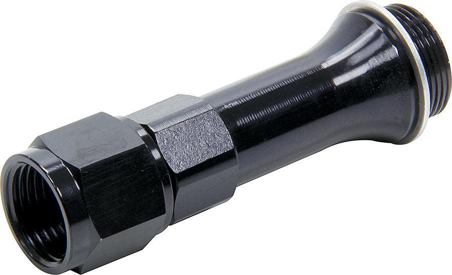 Carb Fitting w/Washer 7/8-20 to -8 Female BLK - Burlile Performance Products