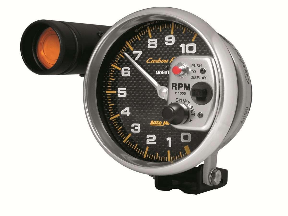 C/F 5in 10000RPM Tach w/Shift-Lite - Burlile Performance Products