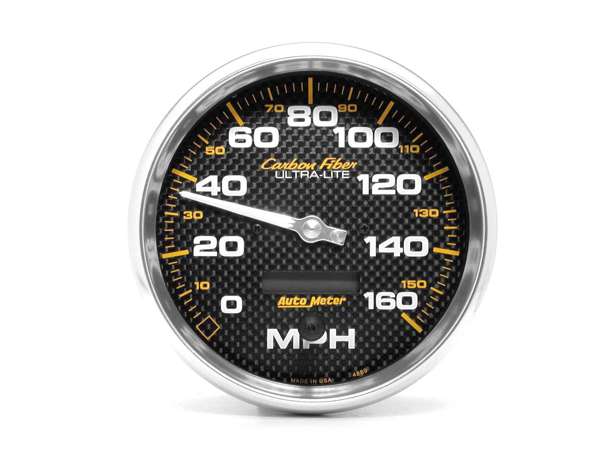 C/F 5in 160MPH In-Dash Speedometer - Burlile Performance Products